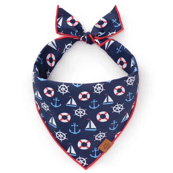 Foggy Dog Sail Away Dog Bandana