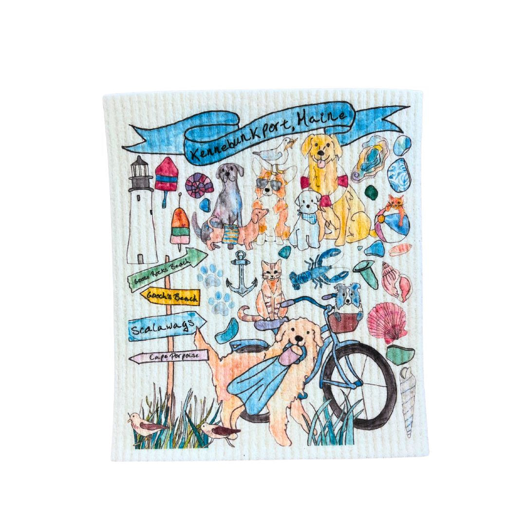 Kennebunkport Swedish Dishcloth