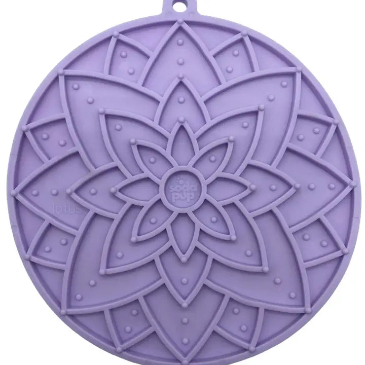 Lotus Enrichment Lick Mat with Suction Cups