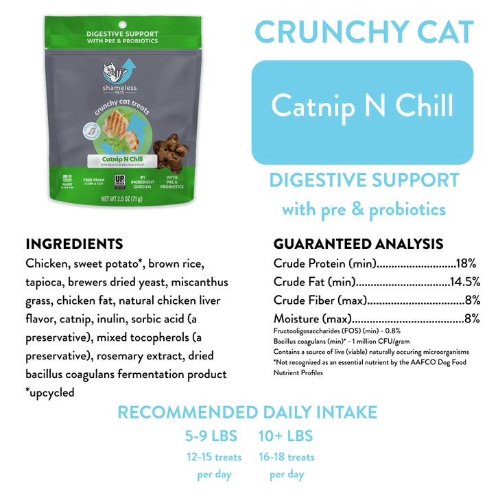 Catnip N Chill Crunchy Cat Treats