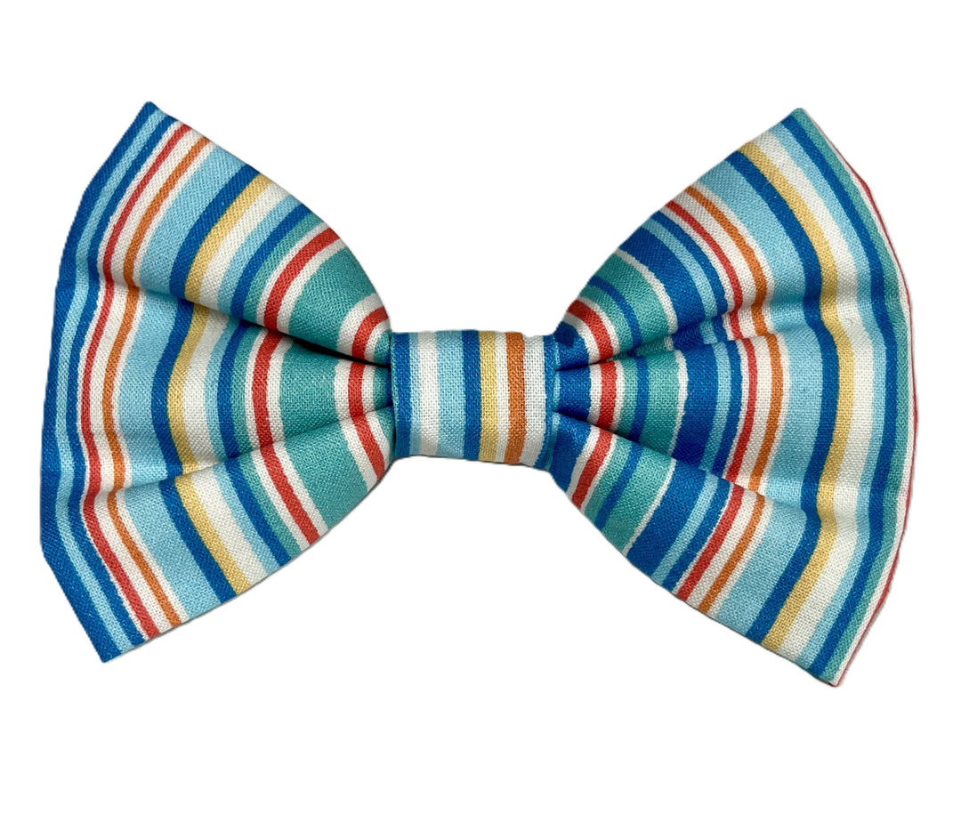 Coastal Stripes Bow Tie