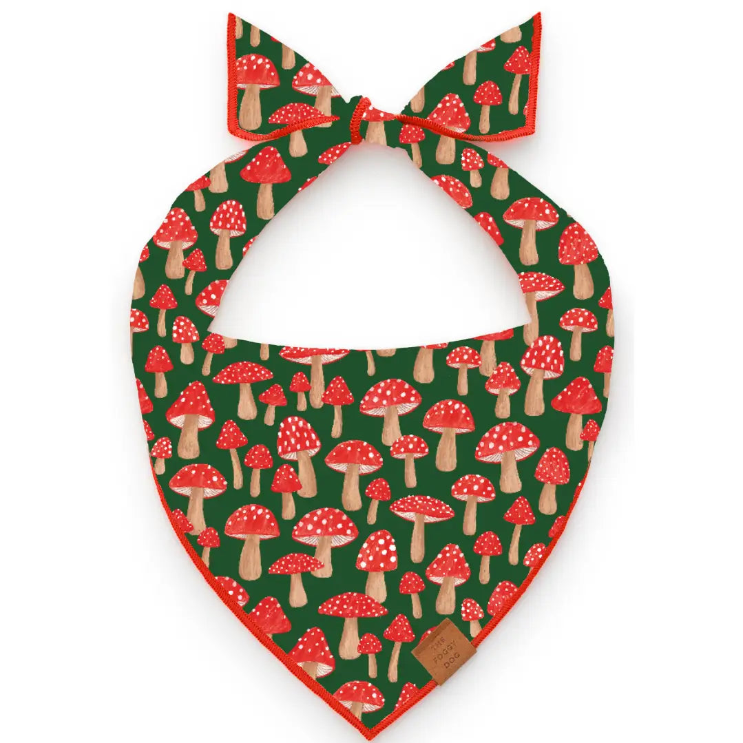 Mushroom Meadow Dog Bandana