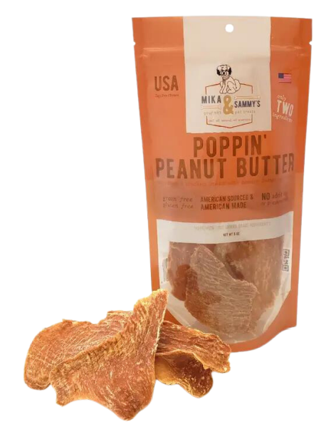 Mika & Sammy's Poppin' Peanut Butter Deyhydrated Jerky