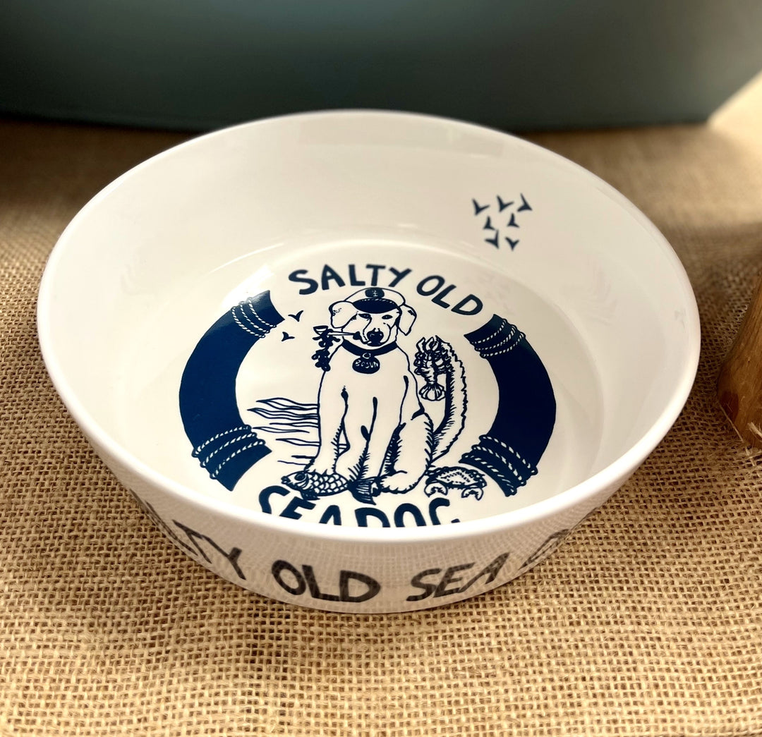 Salty Old Sea Dog Bowl