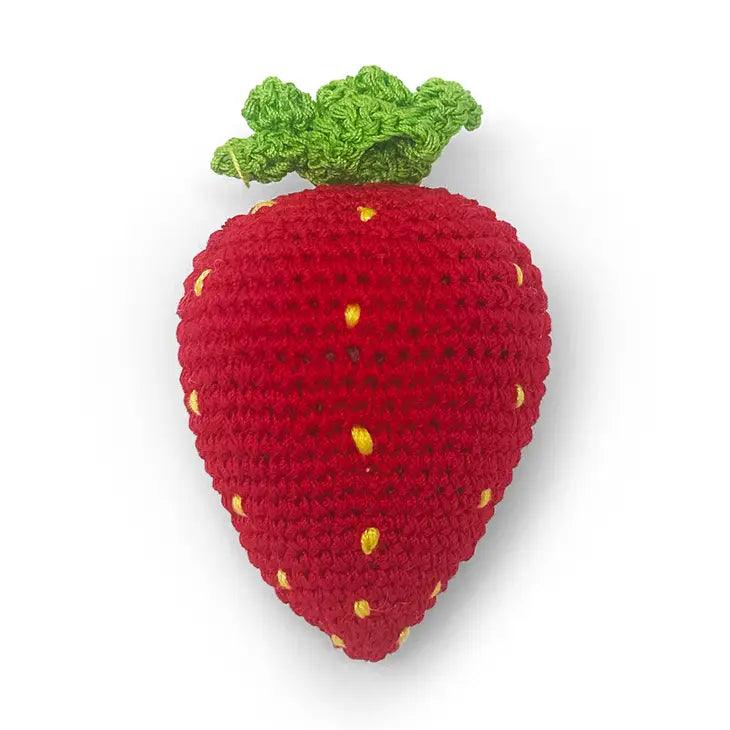 Sweet Strawberry Crochet Toy