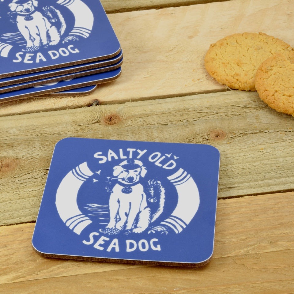 Salty Old Sea Dog Coaster