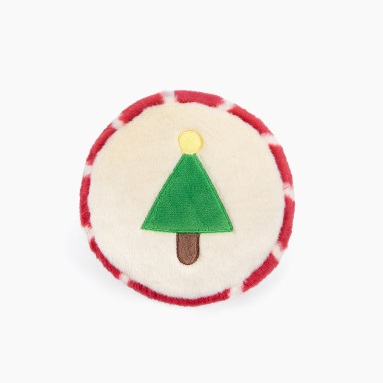 Fluff & Tuff Retro Holiday Candy Dog Toy