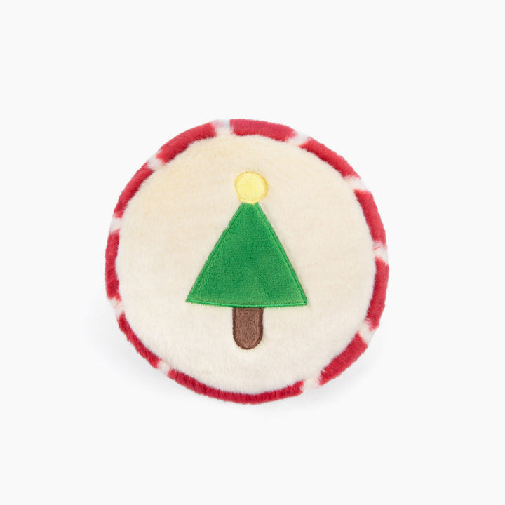 Fluff & Tuff Retro Holiday Candy Dog Toy
