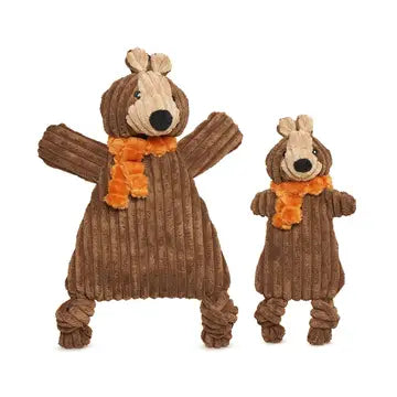 Nutmeg Squirrel HuggleFlatties Dog Toy