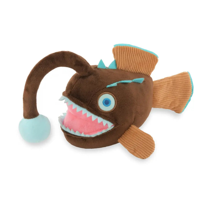 Ocean Buddies Anglerfish Plush Dog Toy