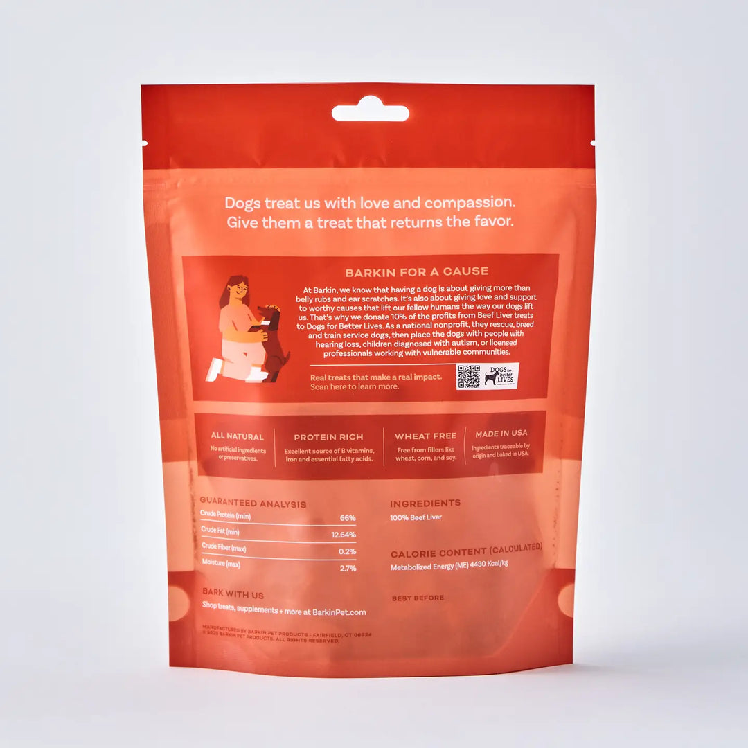 BARKIN Freeze Dried Beef Liver Treats