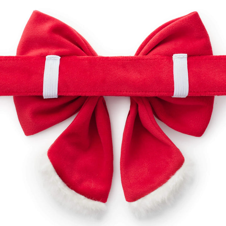 Mrs. Santa Paws Dog Bow
