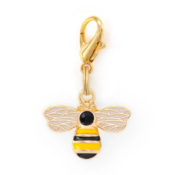 Honey Bee Collar Charm