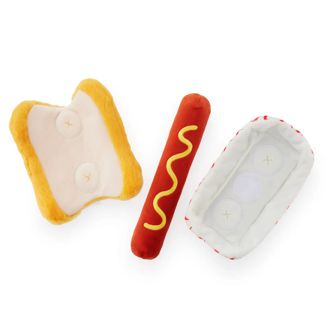 Hot Dog Interactive Snuffle Dog Toy