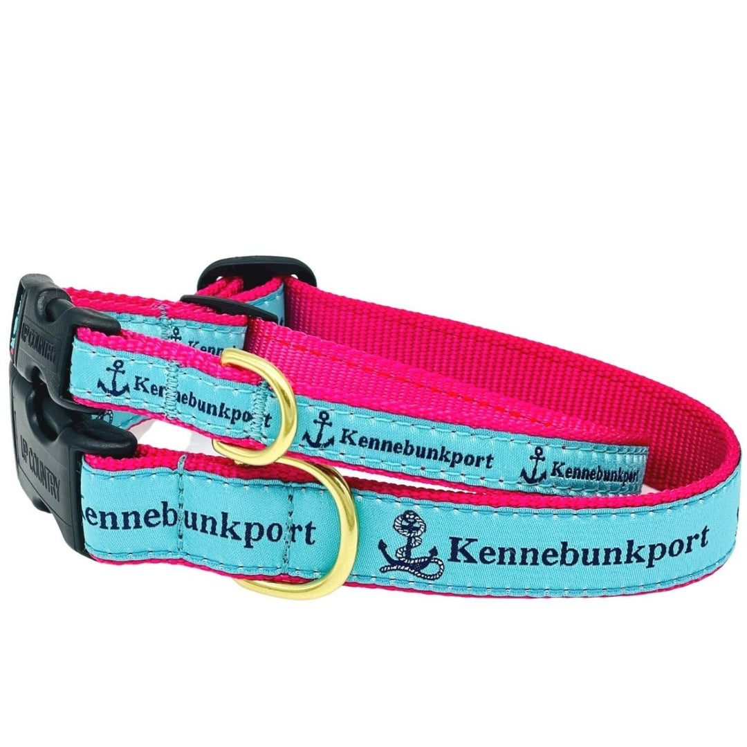 KPT Pink Anchor Dog Collar