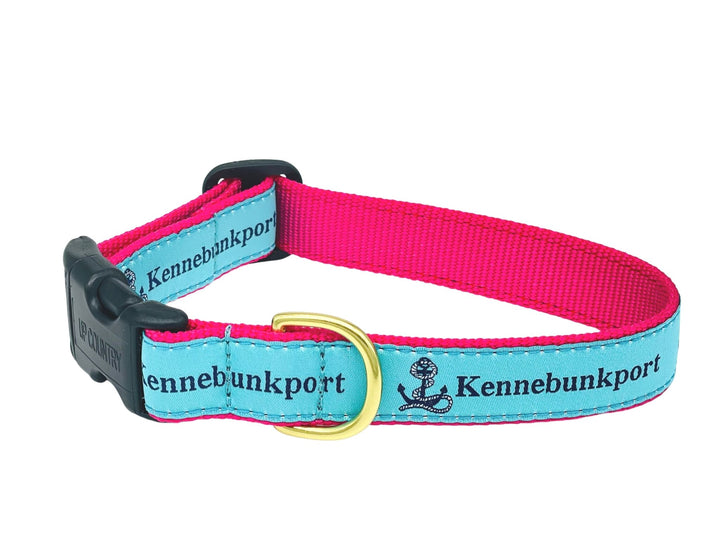 KPT Pink Anchor Dog Collar