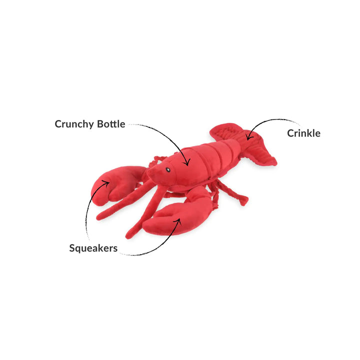 Ocean Buddies Lemmy the Lobster Plush Dog Toy