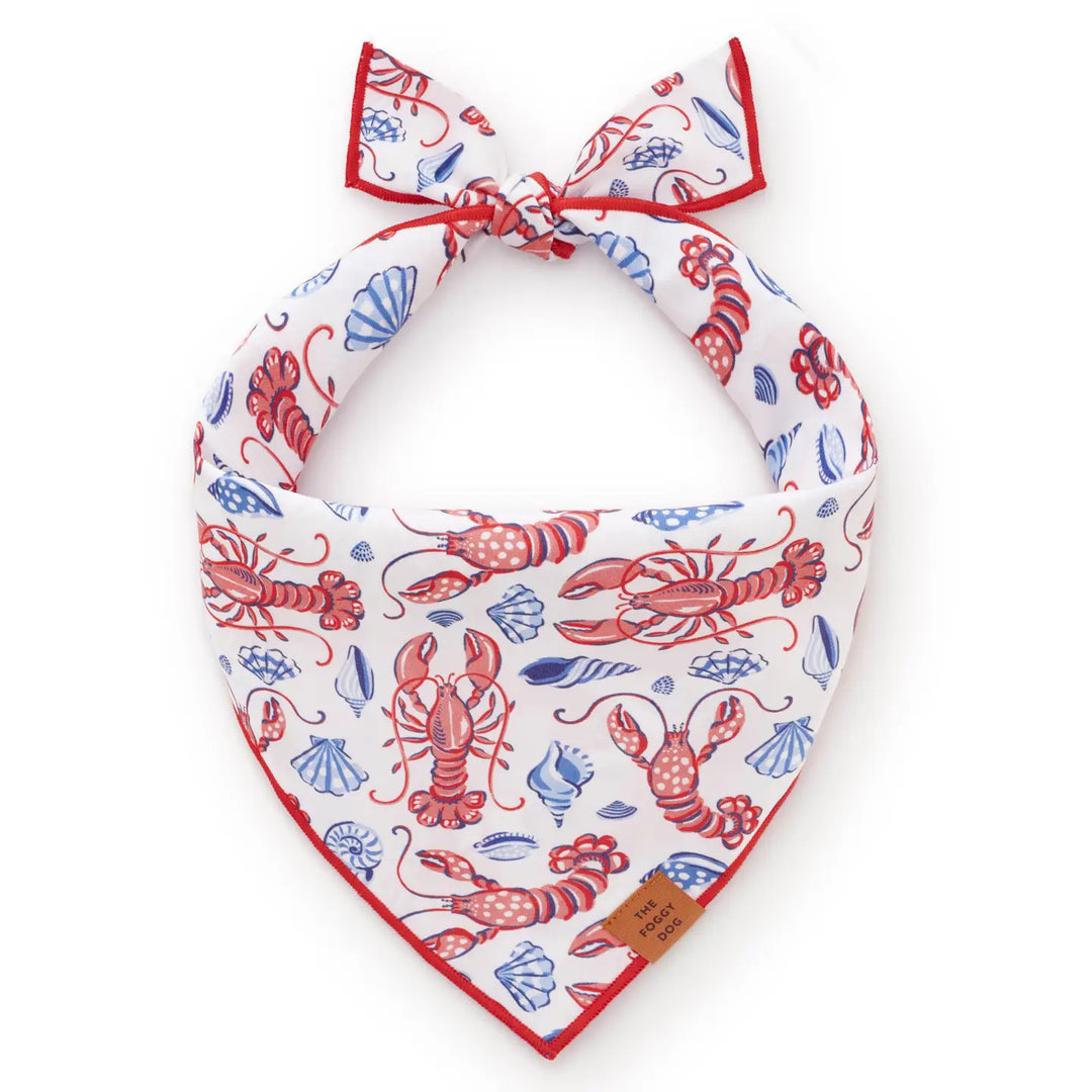 Lobster Landing Dog Bandana