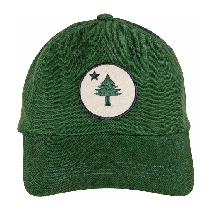 Maine Tree & Star Oxford Canvas Patch Hat