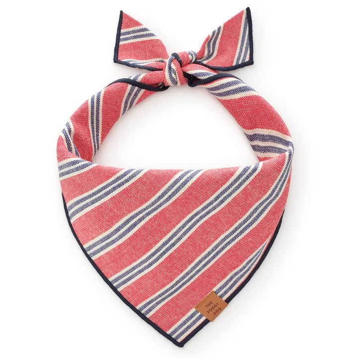 Nantucket Stripe Dog Bandana