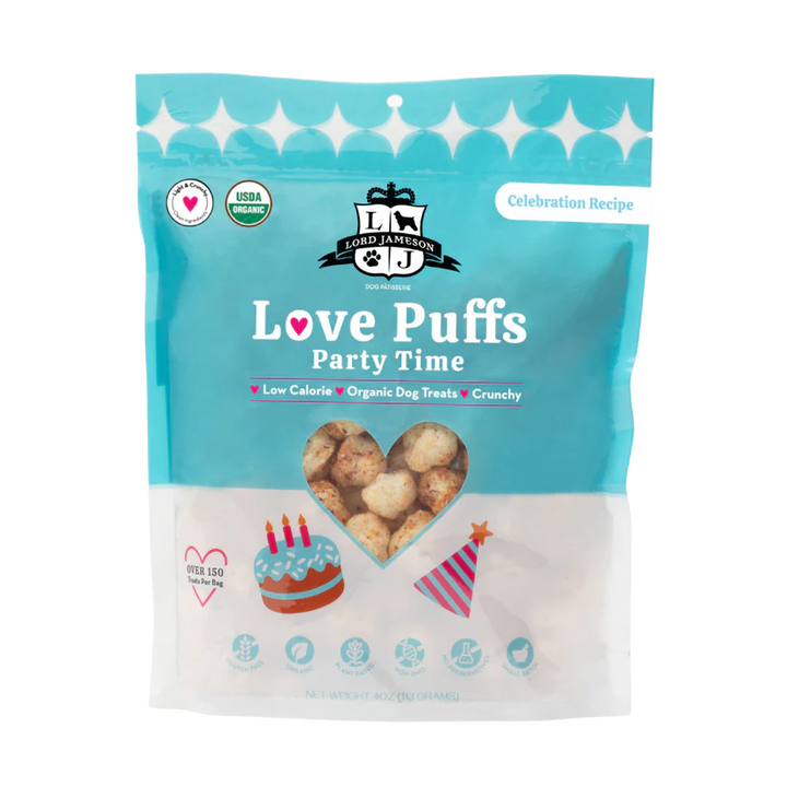 Organic Party Time Love Puffs Treats