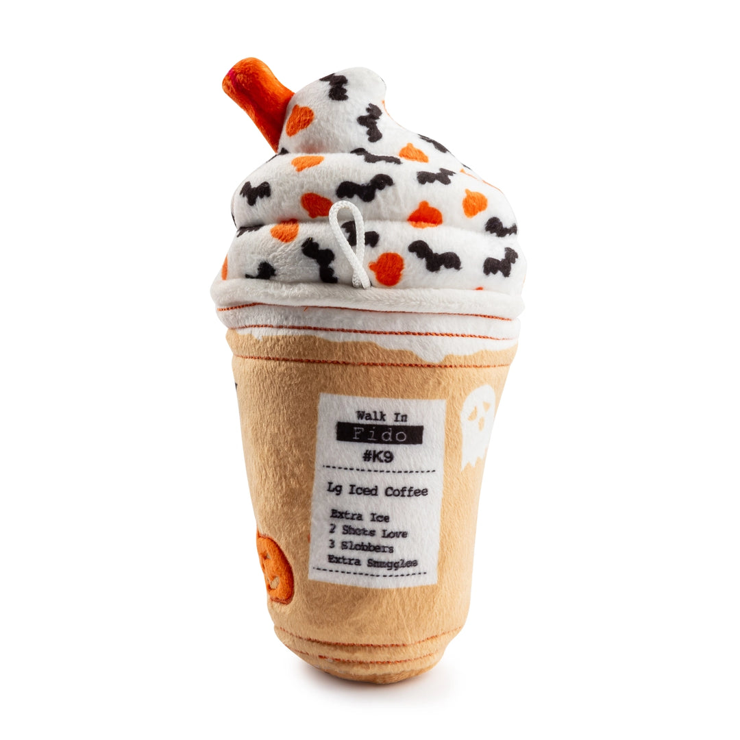 Pupkin' Donuts Halloween Iced Cup Dog Toy