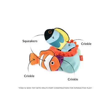 Ocean Buddies Reef Retreat Plush Dog Toy Set