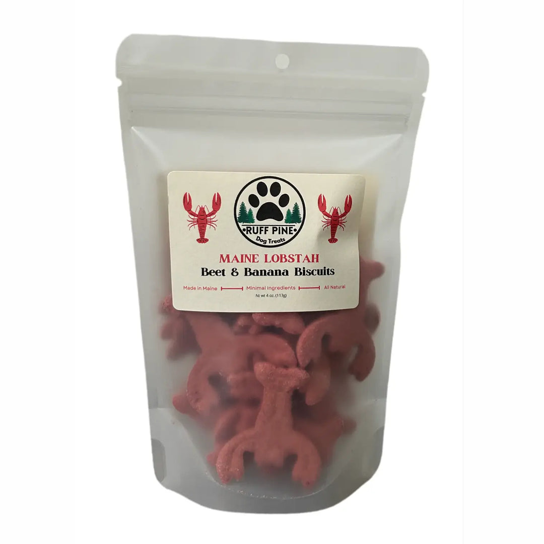 Maine Lobstah Beet & Banana Biscuits