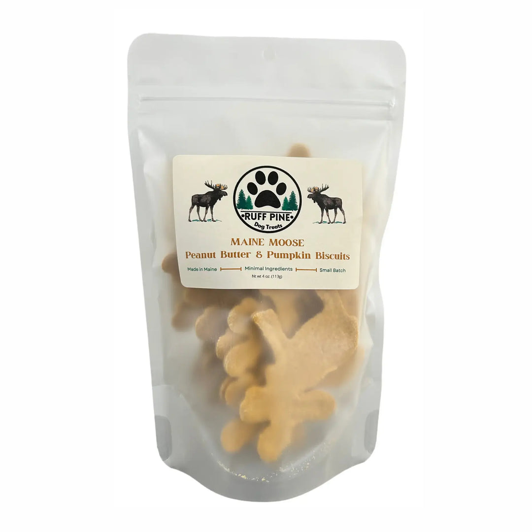 Maine Moose Peanut Butter & Pumpkin Biscuits