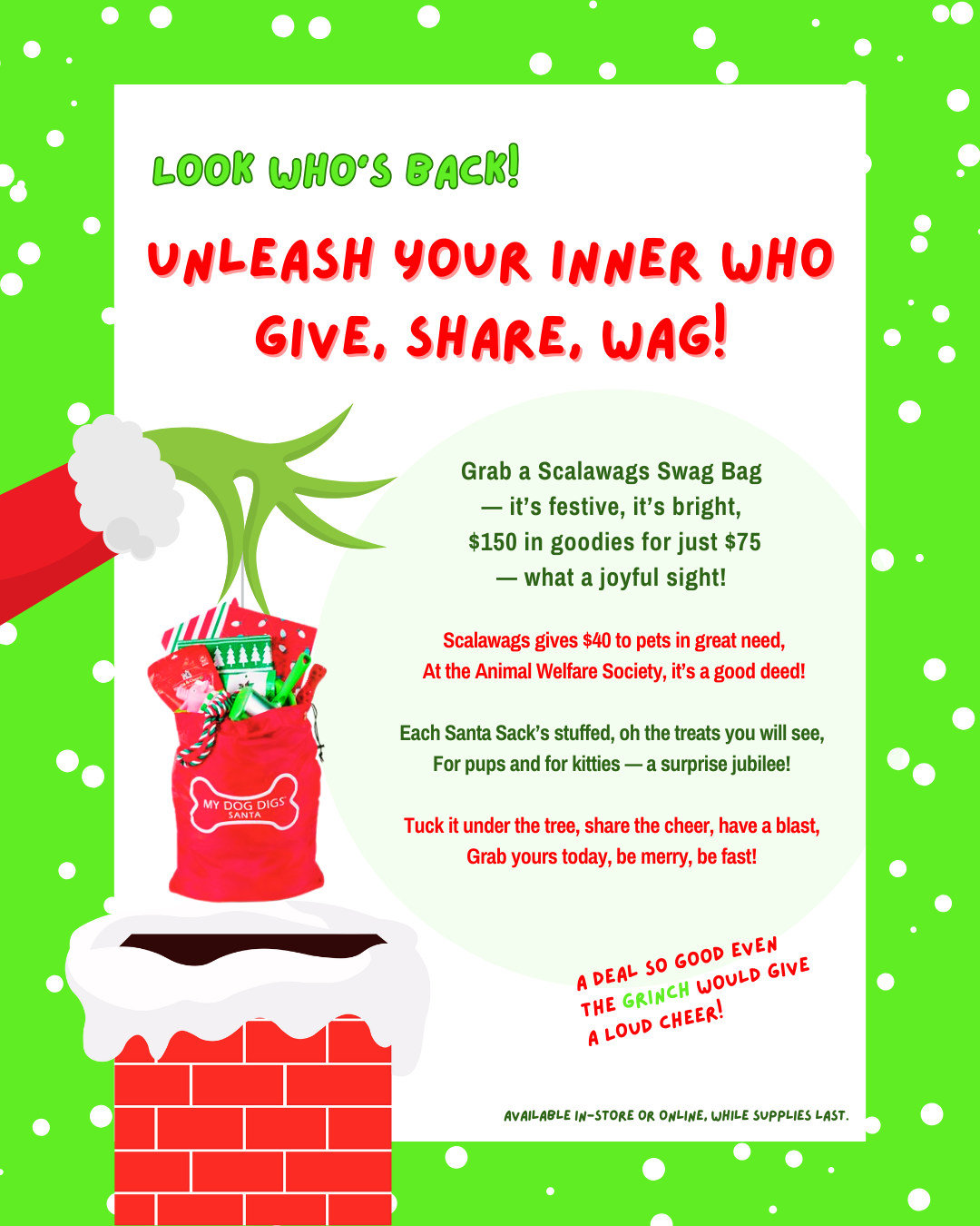 2025 Scalawags Holiday Swag Bag