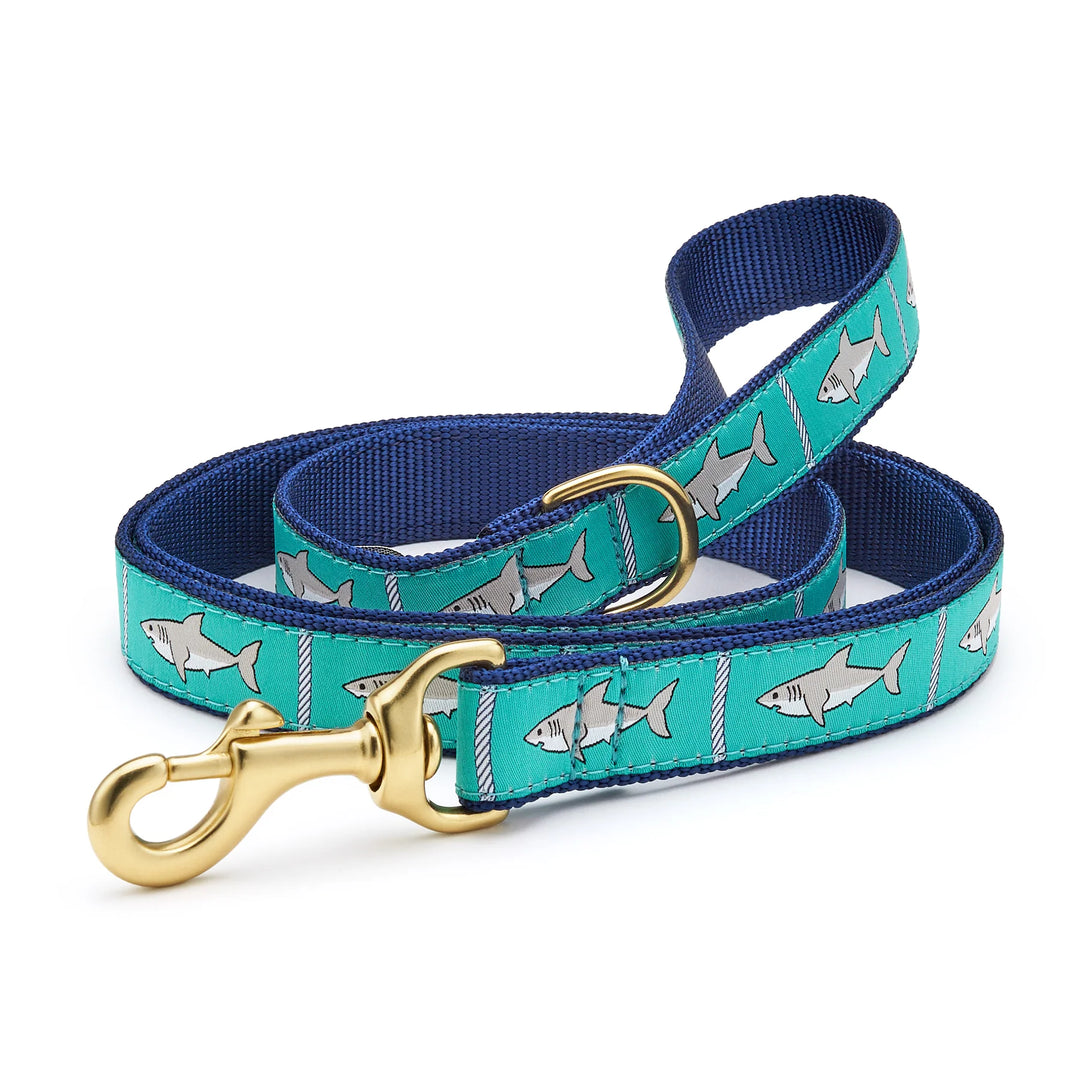 Turquoise Shark Dog Lead