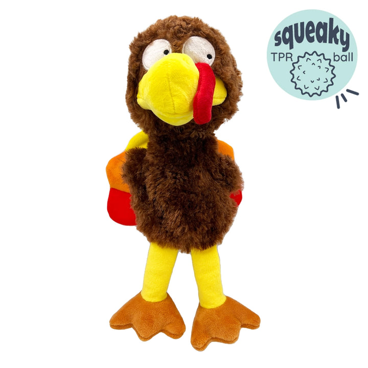 Slappies® Wishbone Turkey Dog Toy