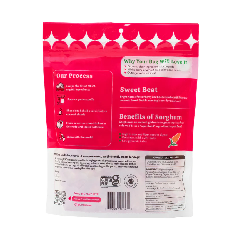 Organic Sweet Beat Love Puffs Treats