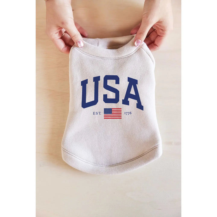 USA Graphic Pet Sweatshirt