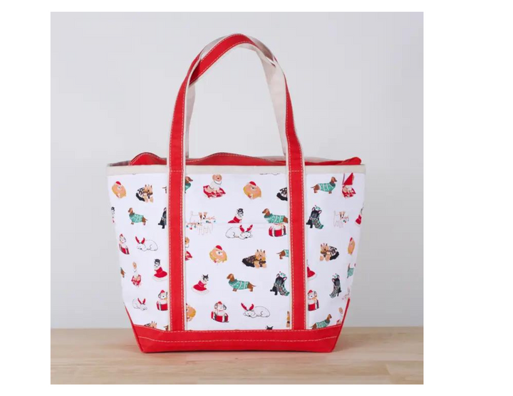 Holiday Dogs Tote