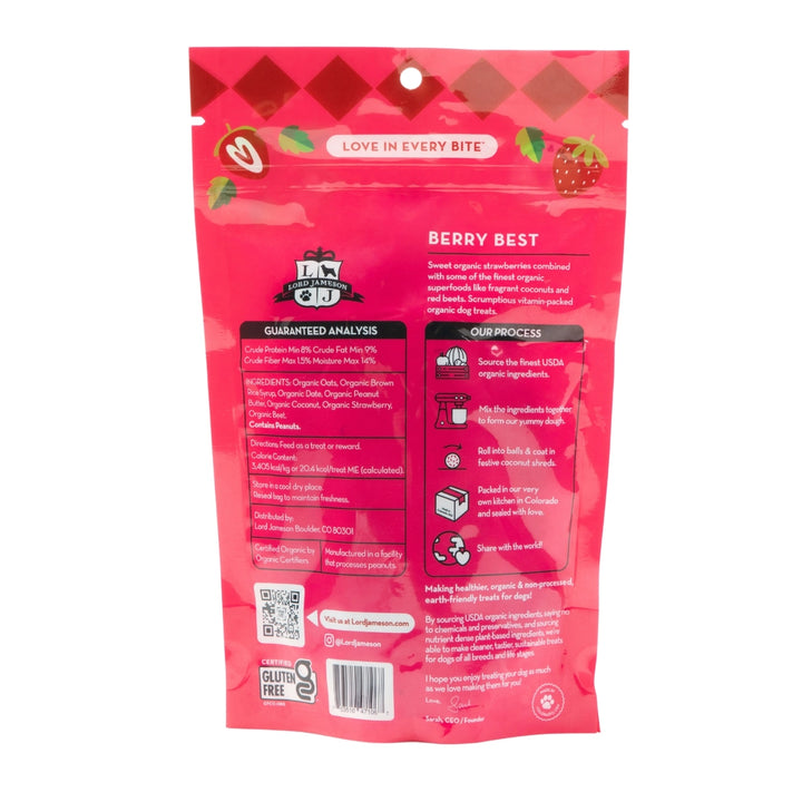 Organic Berry Best Soft & Chewy Dog Treats