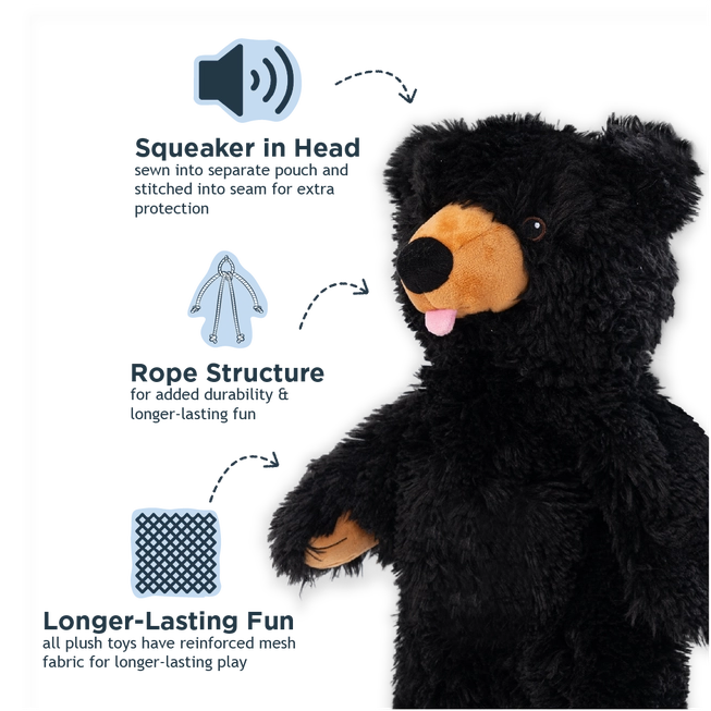 Stuffless Black Bear