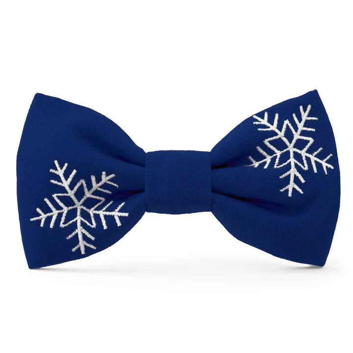 Snowflake Dog Bow Tie