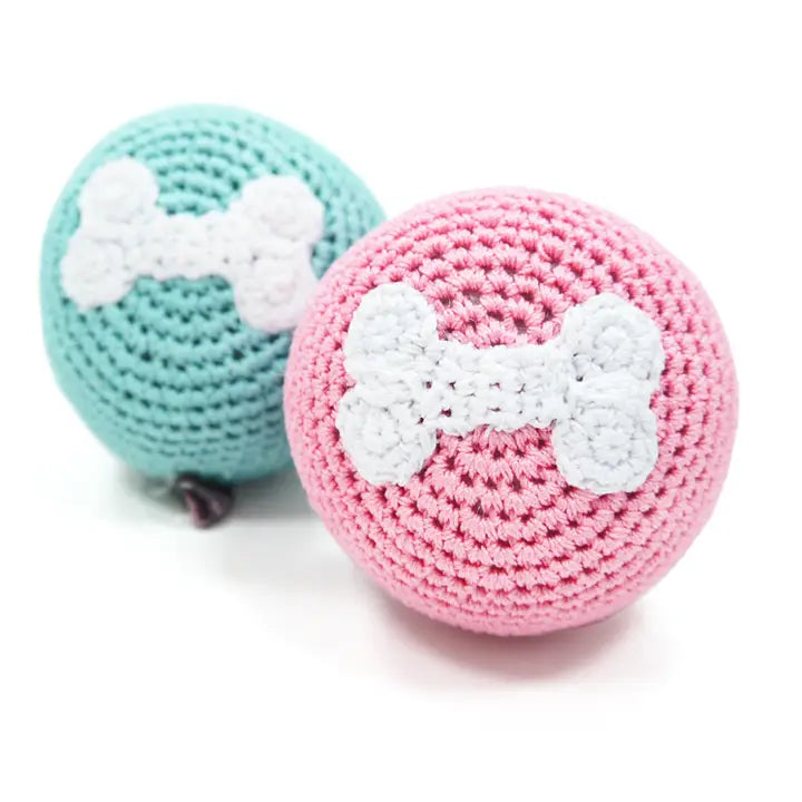 Bone Ball Crochet Toy