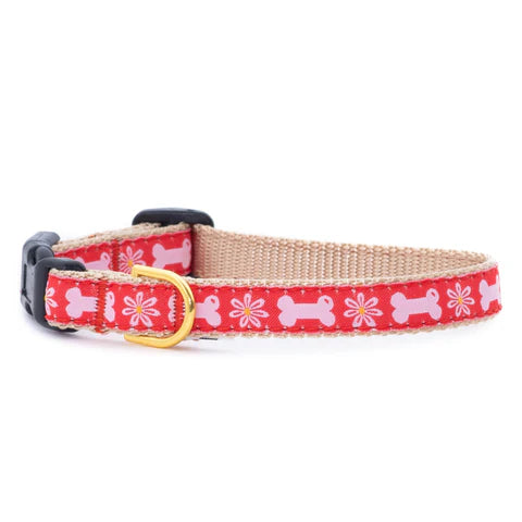 Bones & Blooms Dog Collar