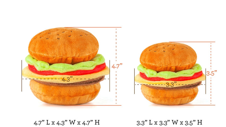 Burger Dog Toy