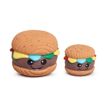 Big Buns Hamburger Ruff-Tex Dog Toy