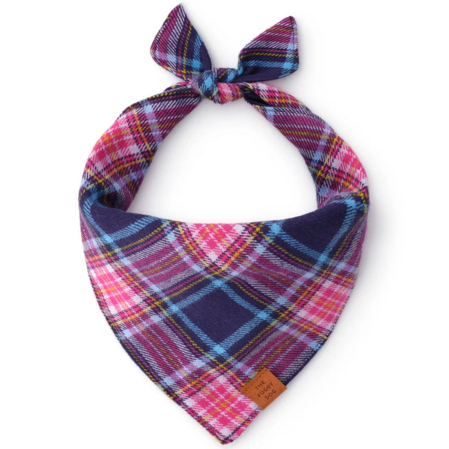 Foggy Dog Camilla Plaid Flannel Dog Bandana