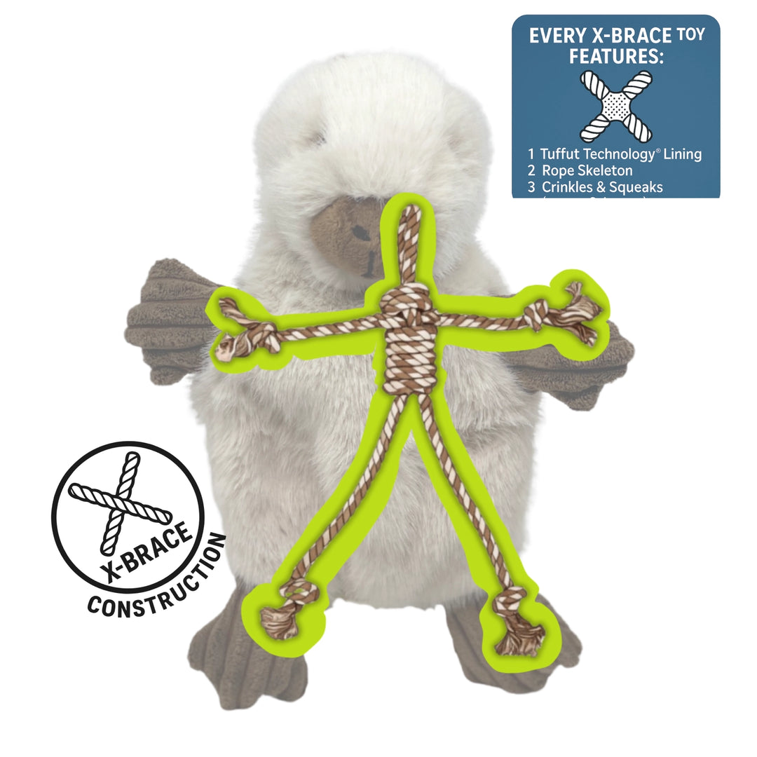 X-Brace Capybara Dog Toy