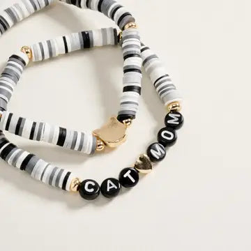 "Cat Mom" Bracelet Set
