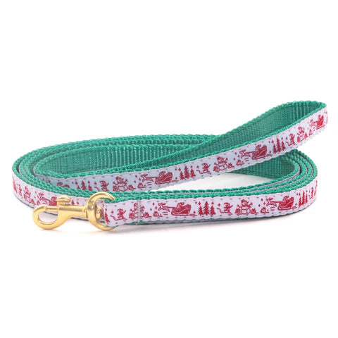 Christmas Toile Dog Lead