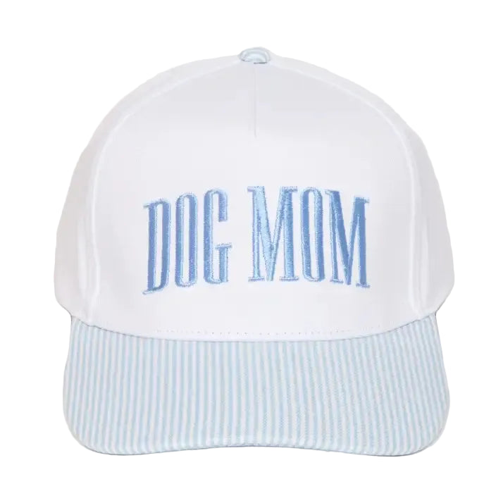 "Dog Mom" Embroidered Baseball Cap
