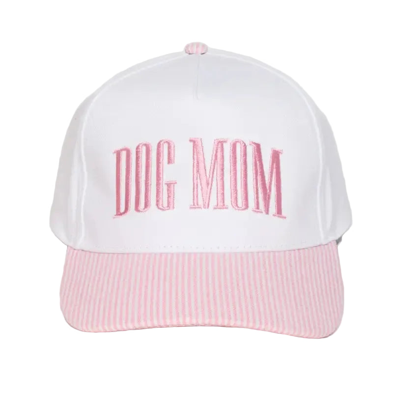 "Dog Mom" Embroidered Baseball Cap
