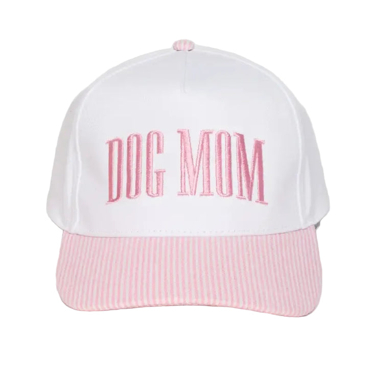 "Dog Mom" Embroidered Baseball Cap