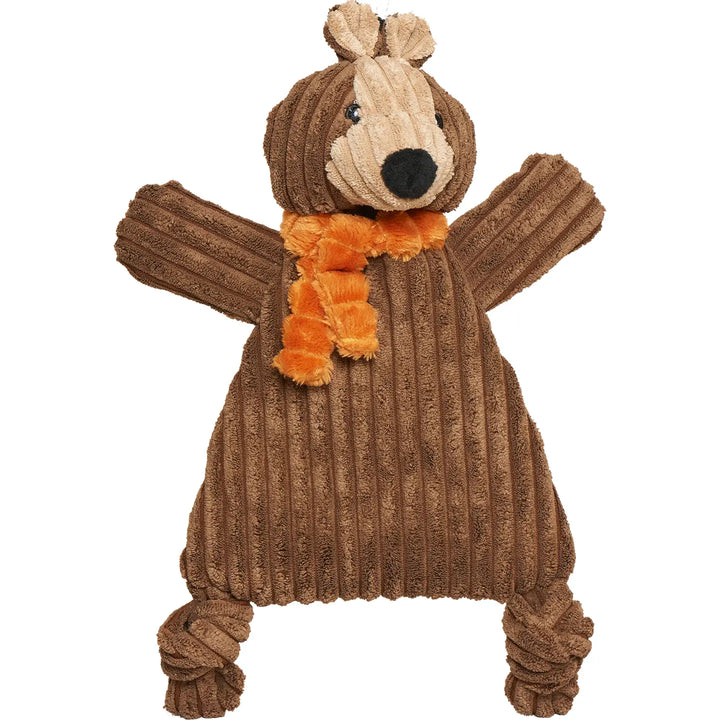 Nutmeg Squirrel HuggleFlatties Dog Toy